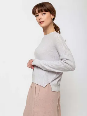 Round Neck Sweater - Moonlight