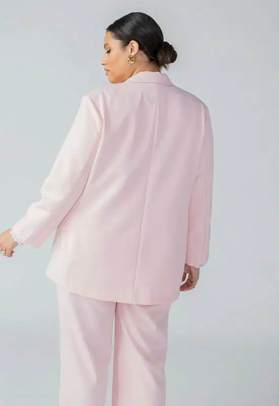 Sanctuary - Bryce Woven Blazer Pink