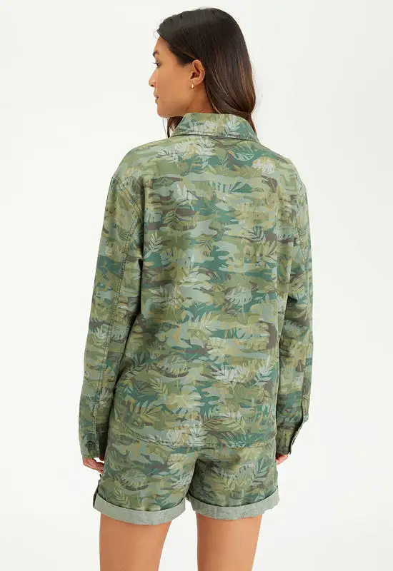 Sanctuary - Cropped Tropical Shacket