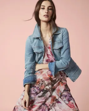 Seamed Denim Jacket