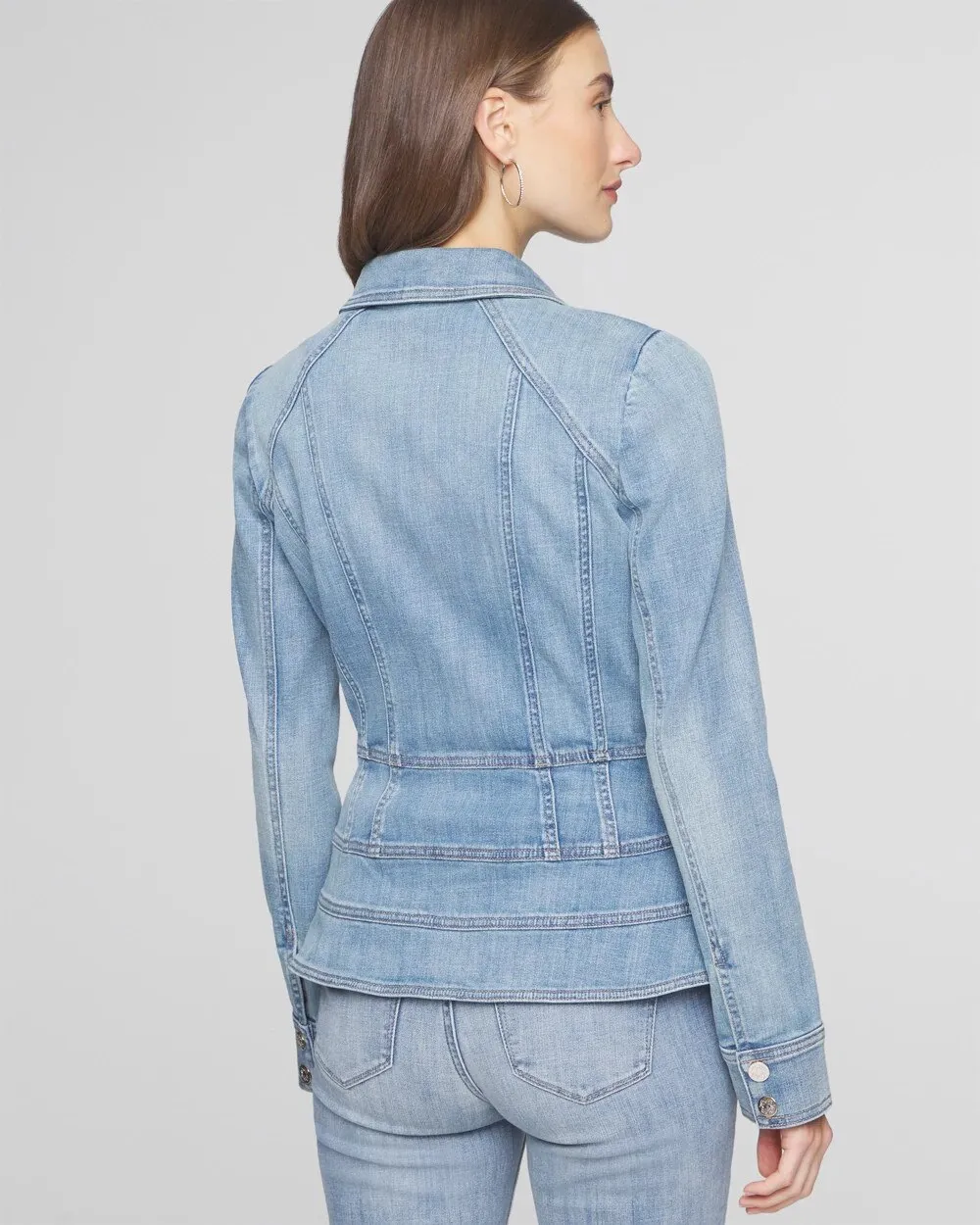 Seamed Denim Jacket