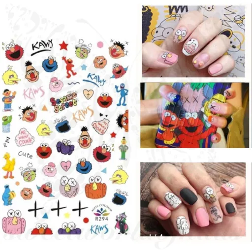 Sesame Street Nail Art Stickers