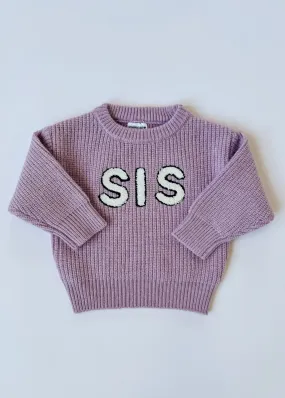 Sis Knit Sweater - Lavender