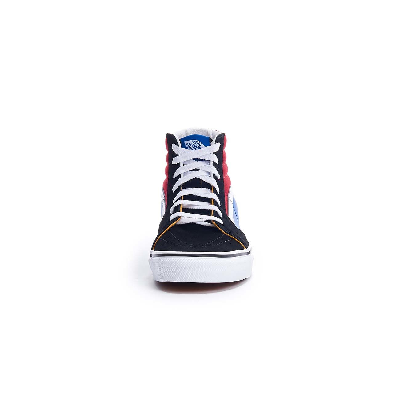 SNEAKER ALTA SK8-HI IN TESSUTO E ECOPELLE Bambino Black Chilli Pepper