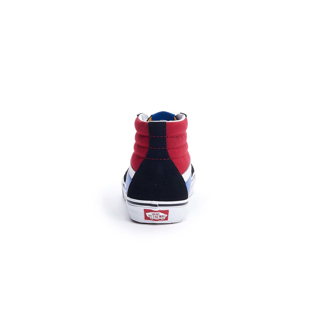 SNEAKER ALTA SK8-HI IN TESSUTO E ECOPELLE Bambino Black Chilli Pepper