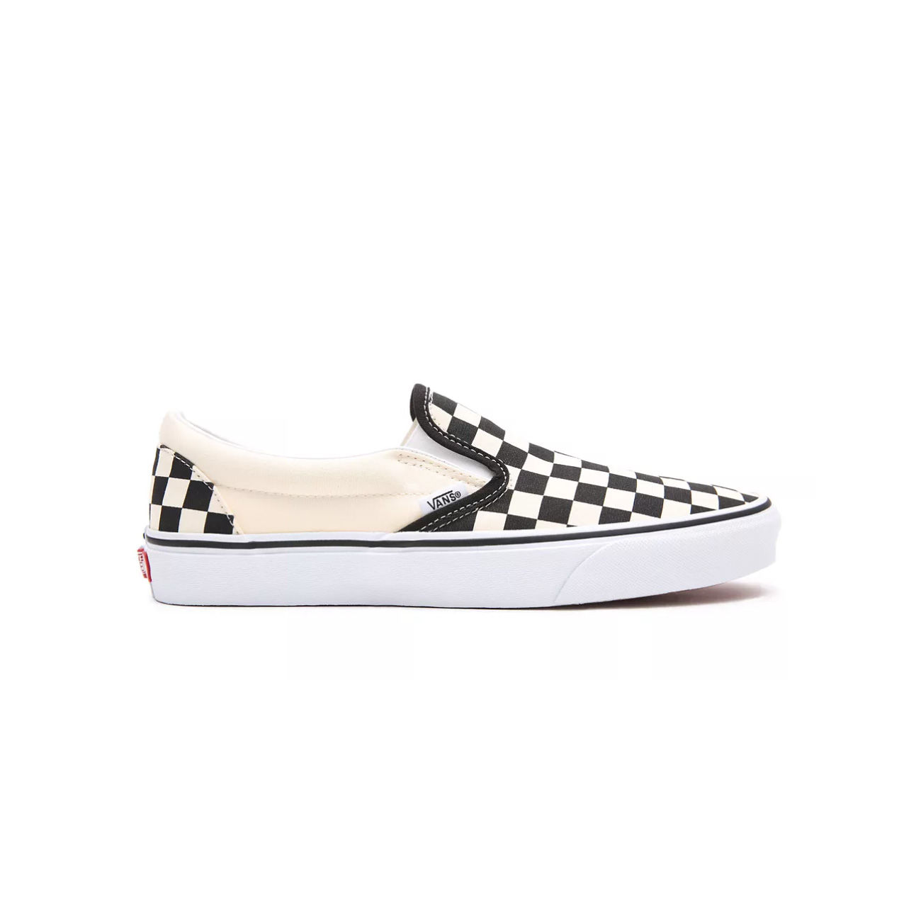 SNEAKER CLASSIC SLIP-ON CHECKERBOARD Unisex Black White Checkerboard White