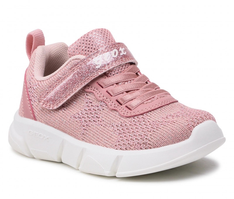 SNEAKERS  GEOX BAMBINA J ARIL G. D - SHI.KNIT.TEX+SIN LT ROSE J25DLD 07QBC C8172 TG:36,37,38,39