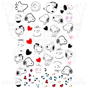 Snoopy Nail Art Stickers