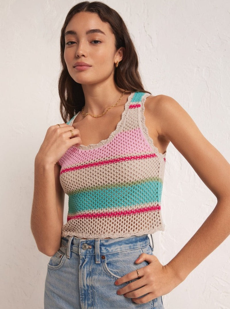 Sol Stripe Sweater Tank