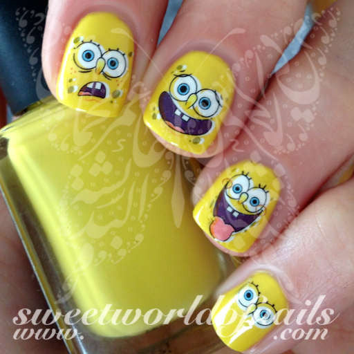 SpongeBob SquarePants Nail Art Stickers