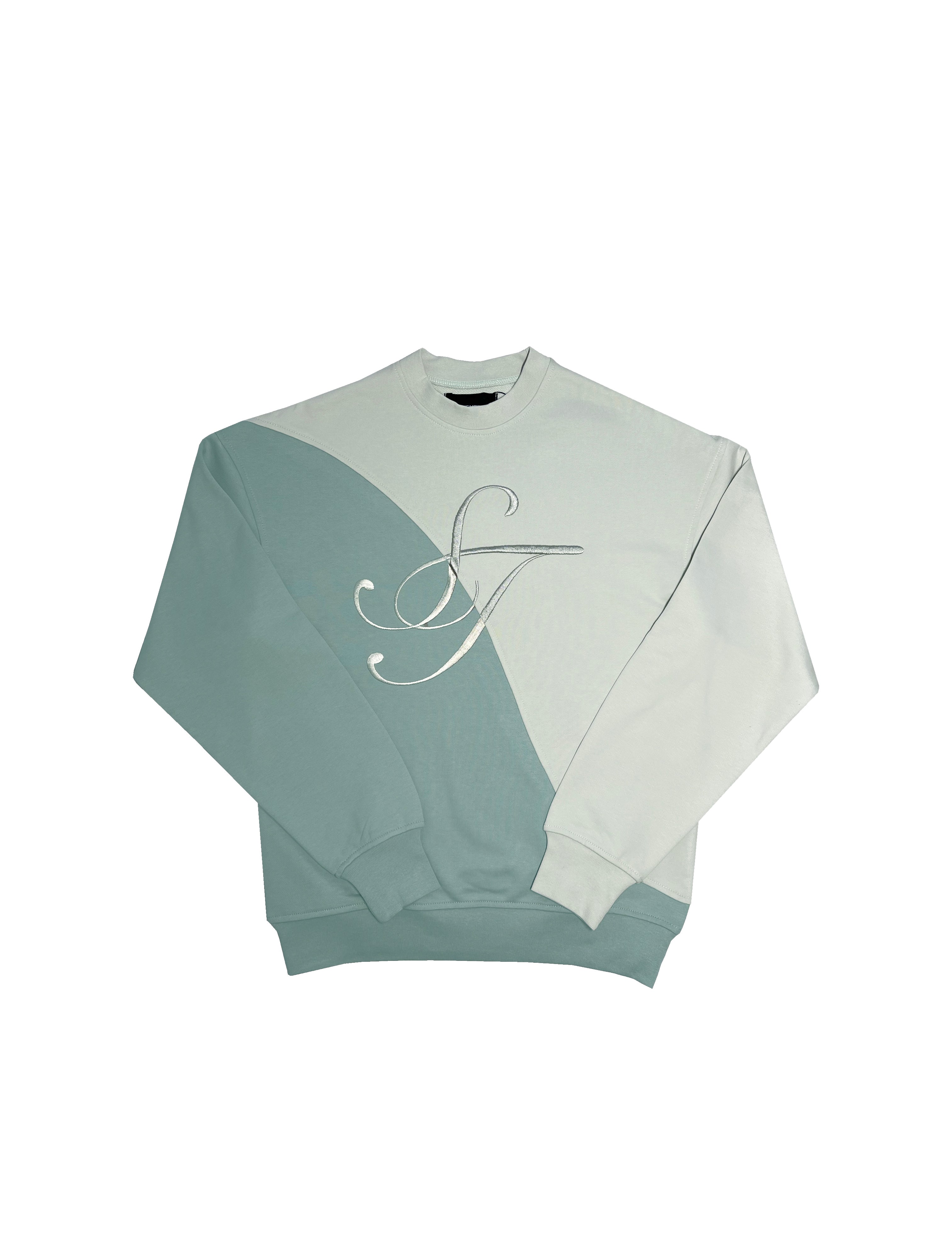 ST Colorblock Mint Sweater