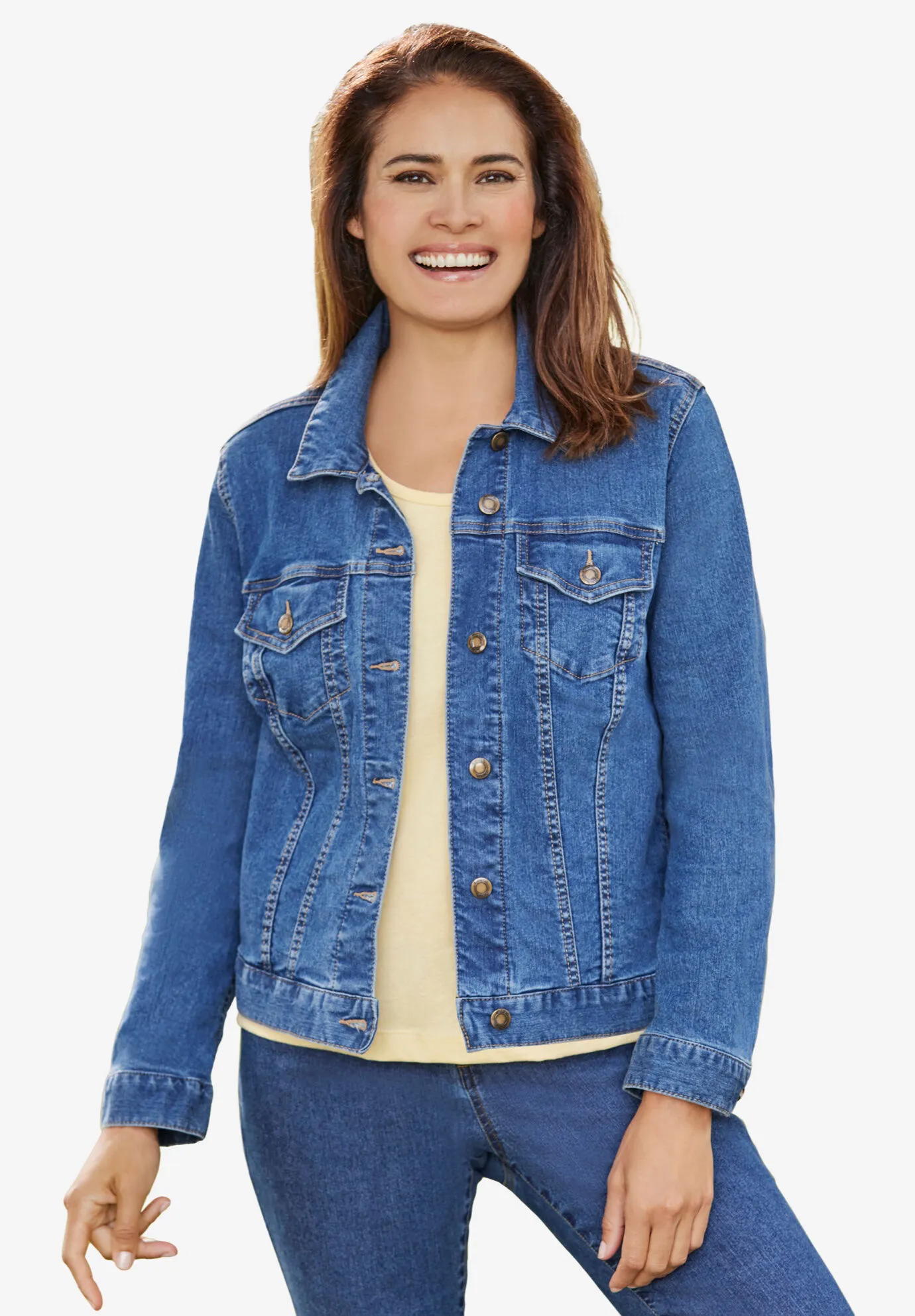 Stretch Denim Jacket