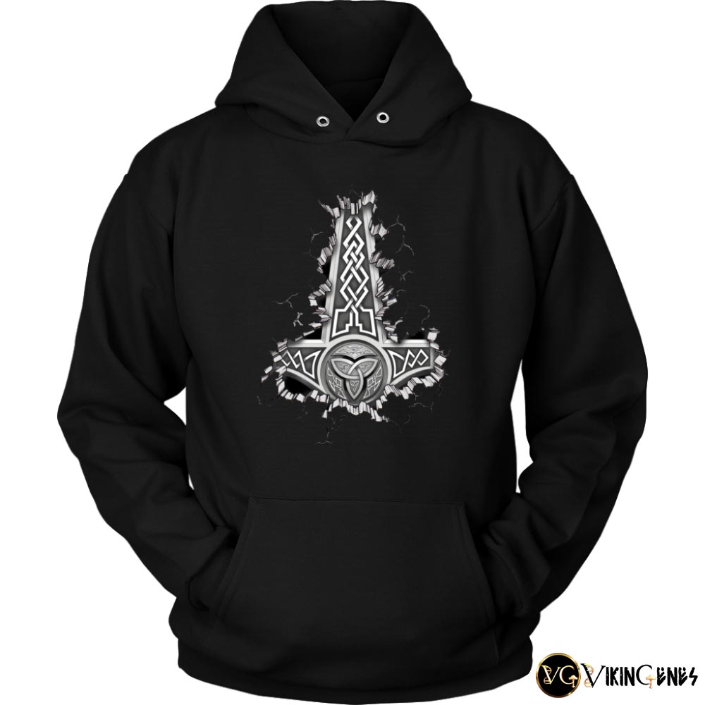 Thor's Hammer Mjolnir Hoodie