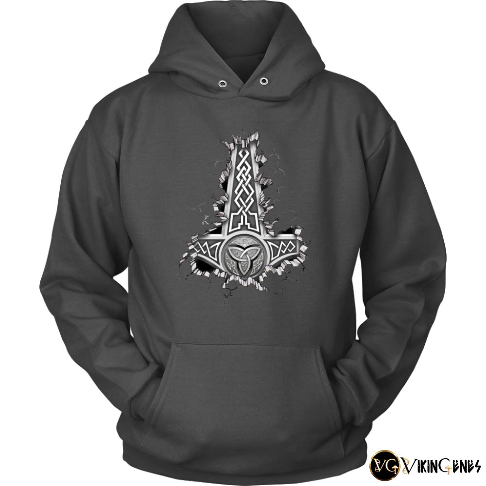 Thor's Hammer Mjolnir Hoodie