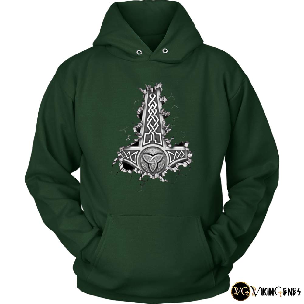 Thor's Hammer Mjolnir Hoodie