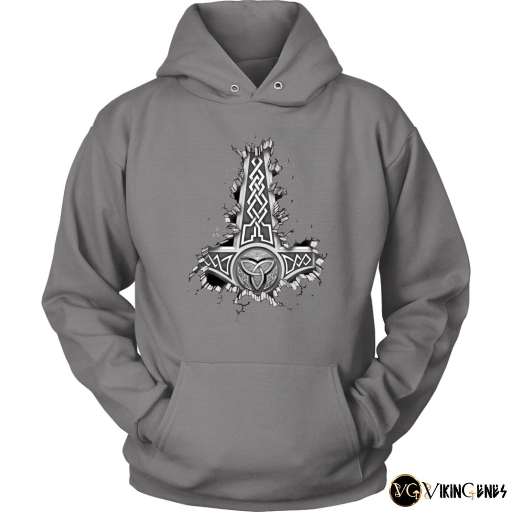 Thor's Hammer Mjolnir Hoodie