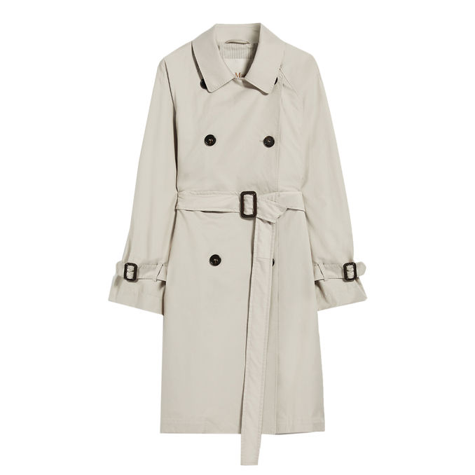 TITRENCH COTTON TRENCH COAT Woman Ecru