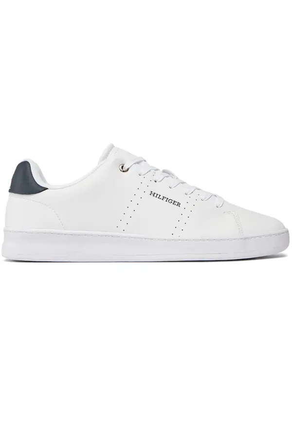 Tommy Hilfiger Leather Cupsole Court Sneaker White