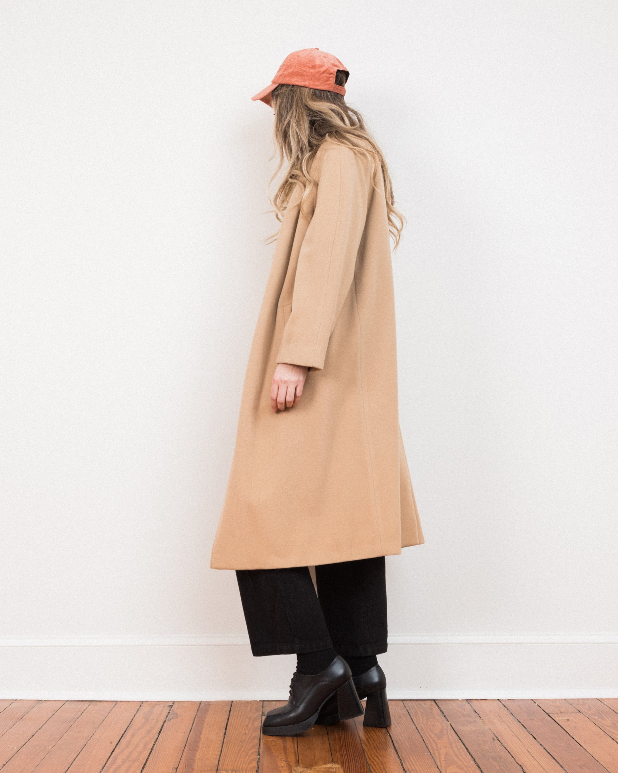 Vintage Camel Wool BERLIN Coat #16 (XS/S + S/M)