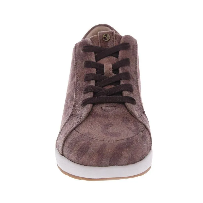 WOMEN'S REVERE ATHENS LACE UP SNEAKER | COGNAC CAMO